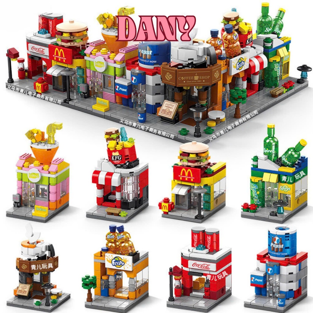 HK0229 DANY ĐỒ CHƠI LẮP RÁP CỬA HÀNG TIỆN LỢI, ĐỒ CHƠI PHÁT TRIỂN TRÍ TUỆ, QUÀ TẶNG CHO BÉ DC