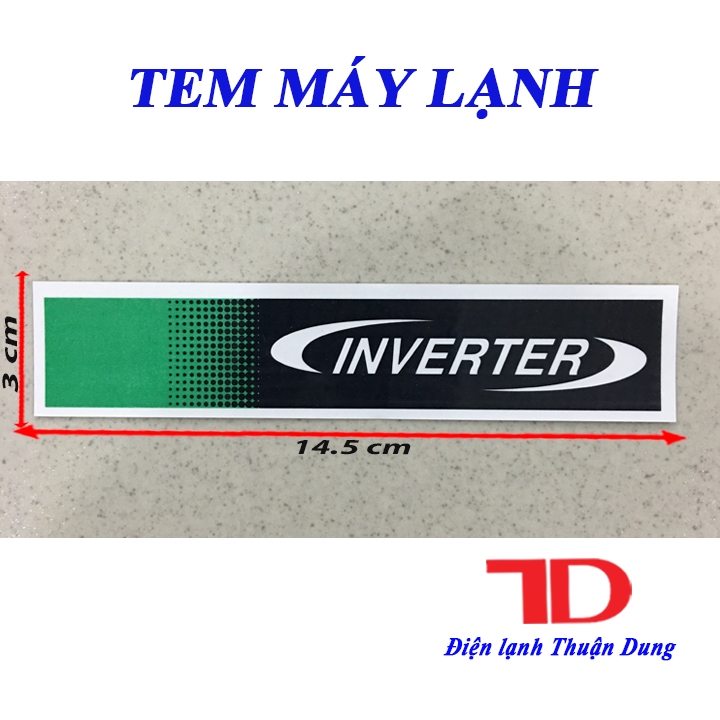 TEM MÁY LẠNH INVERTER XANH