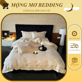 Bộ Chăn Ga Gối Gấm Dệt Cao Cấp – Đẳng Cấp và Tinh Tế