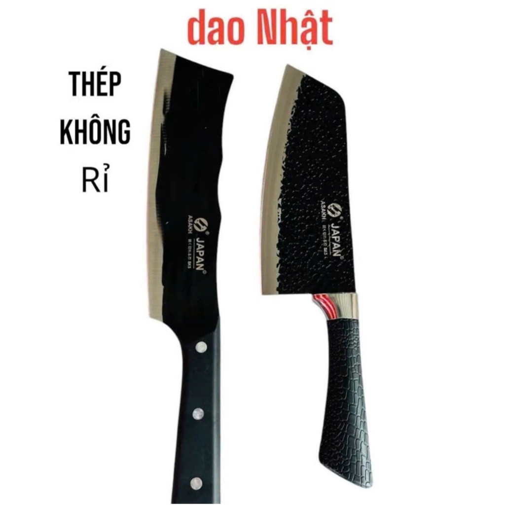Bộ dao nhà bếp, thái thịt, dao cắt gọt củ quả Japan siêu bén k05-k217