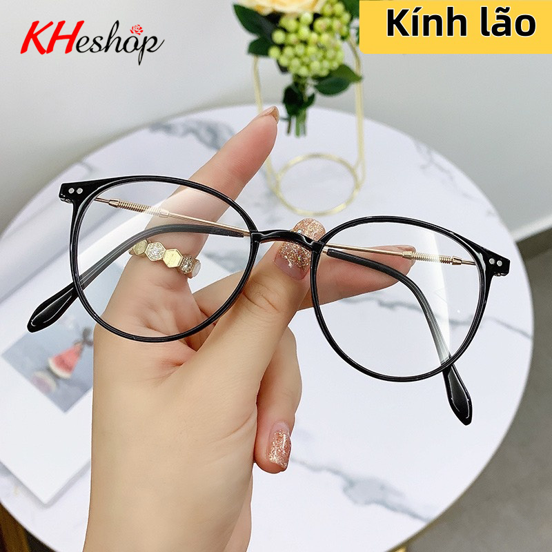 Kính lão chống ánh sáng xanh, gọng nhỏ mảnh 3 màu, đọc sách báo cho cô chú Trung Niên mã Y2955 | BigBuy360 - bigbuy360.vn