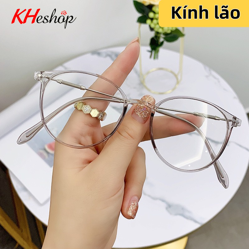 Kính lão chống ánh sáng xanh, gọng nhỏ mảnh 3 màu, đọc sách báo cho cô chú Trung Niên mã Y2955 | BigBuy360 - bigbuy360.vn
