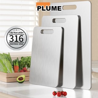  Thớt kháng khuẩn 2 mặt inox 316 cao cấp thớt kháng khuẩn dễ dàng lau chùi không lo xước không ăn mòn Khỏe mạnh và bền bỉ 