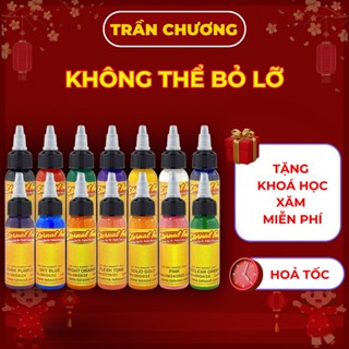 Set mực màu tập xăm da giả – Giải pháp hoàn hảo để luyện tập xăm chuyên nghiệp