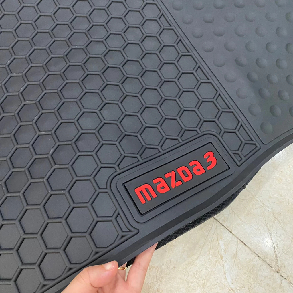 (MAZDA 3)Mazda 3, THẢM LÓT SÀN CAO SU ĐÚC THEO XE MAZDA 3 2015-2019 ko mùi
