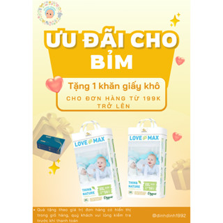 Tã Bỉm LOVEMAX Cao cấp Dán/Quần Szie S50,M50, L50,XL50,XXL50/3XL50/4XL50