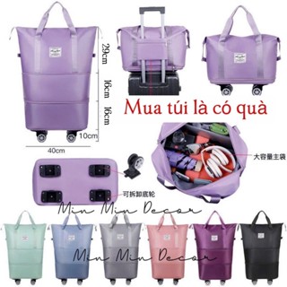 GIÁ SỈ Túi du lịch có bánh xe 3 tầng size Lớn 70cm hàng quảng châu cao cấp thay thế vali,túi mua sắm gấp gọntúi xáchquầ