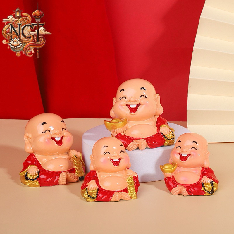 Tượng thần tài, ông địa mini, mô hình trang trí bàn thờ ông địa