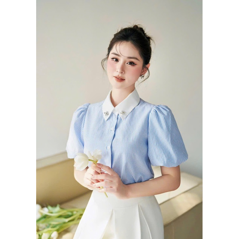 Áo sơ mi cổ đá