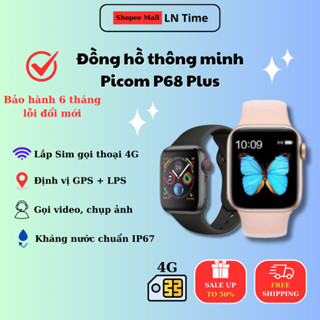 Đồng hồ thông minh trẻ em Picom P68 Plus kết nối nano sim 4G, nghe gọi video, chụp ảnh, định vị chính xác