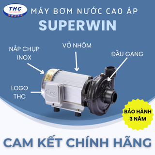 Máy bơm nước cao áp SUPERWIN 1.5HP SP1100 (họng 49/42) - ĐIỆN ÁP 220V/ 380V