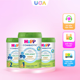 Sữa công thức Hipp Organic Combiotic số 1, 2, 3 lon 800g cho bé