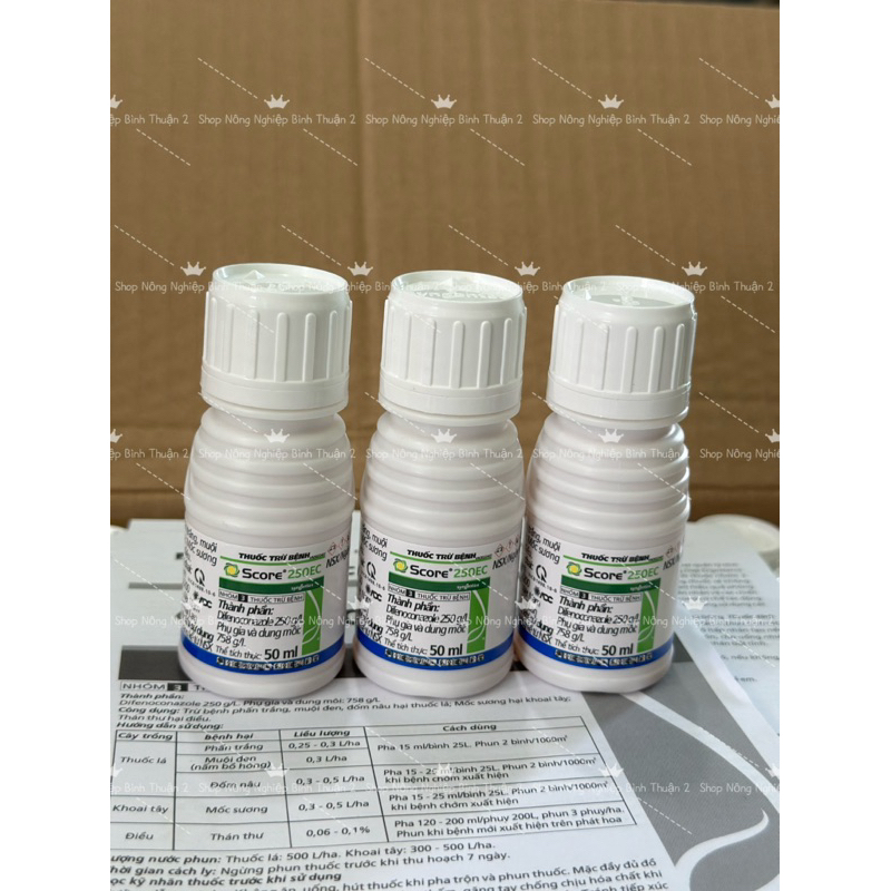 Trừ Nấm Bệnh Cho Cây Score 250EC - 50ml