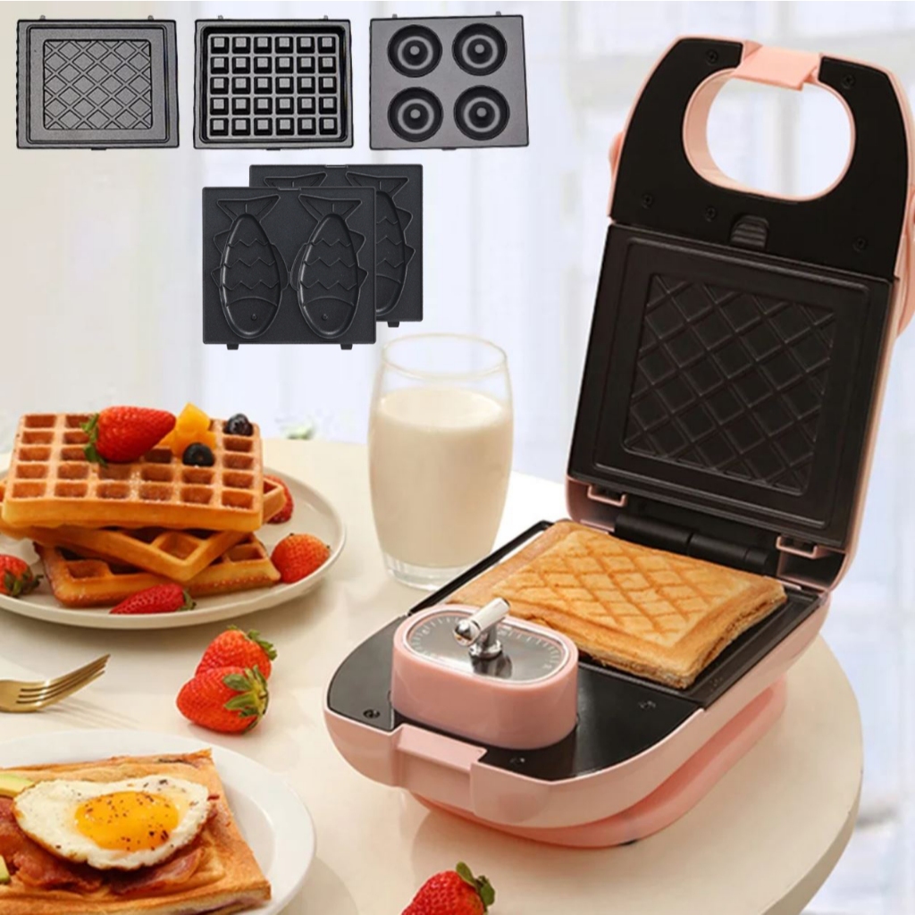 Máy Nướng Bánh Mì Sandwich Unimax/ Yidpu/ Zimmermann, Làm Bánh Waffle, Bánh Cá, Kẹp Bánh Sandwich, M