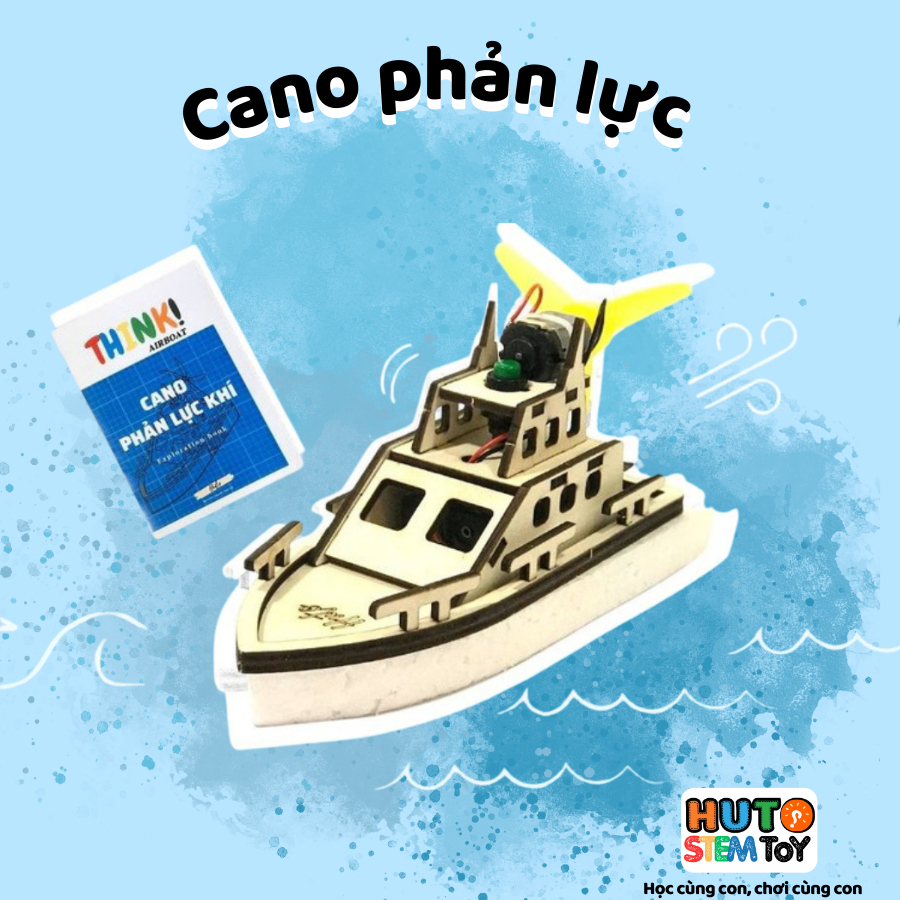 Cano Phản Lực, Đồ Chơi Stem Tự Lắp Ráp DIY