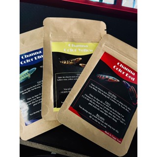   ZEM  Cám CHANNA COLOR - Thức Ăn Tăng Màu Cho Cá Lóc Cảnh 