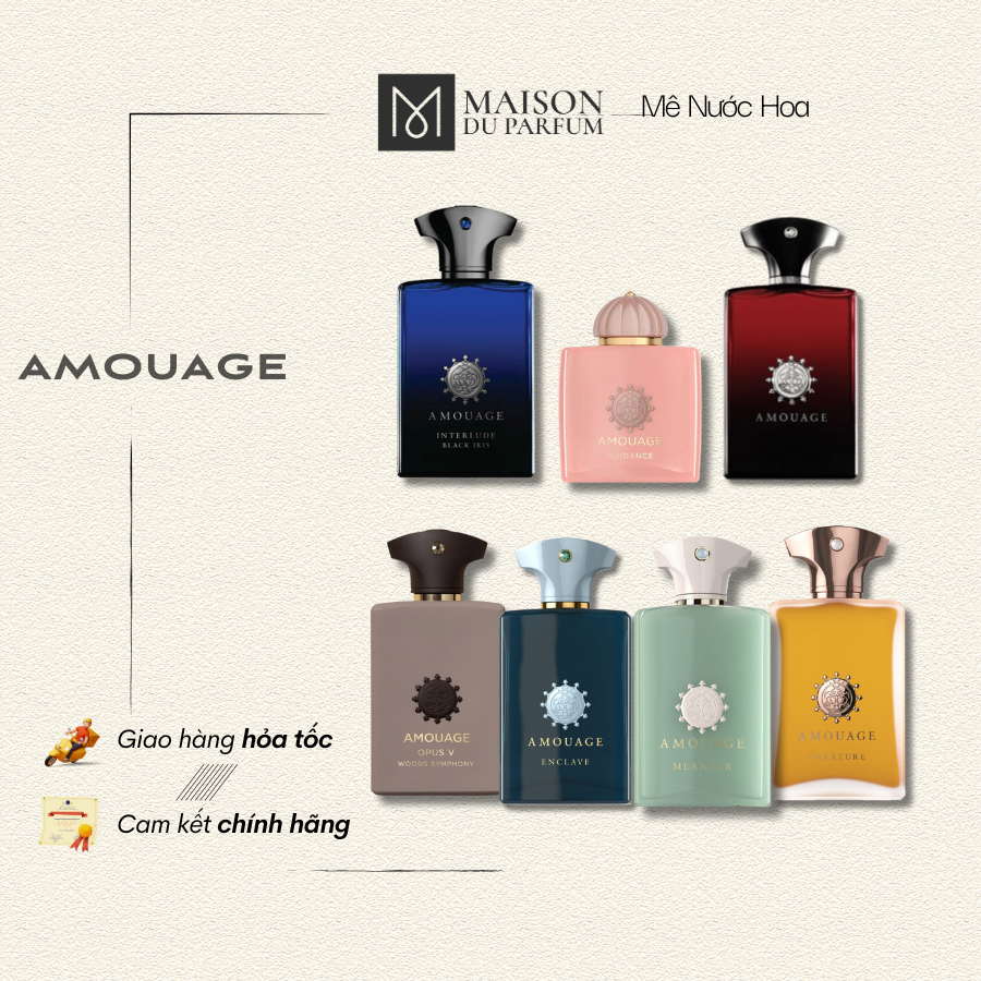 ⚜️Nước hoa Amouage Meander, Enclave, Guidance, Interlude, Overture, Wood Symphony, Lyric Man • 10ml 