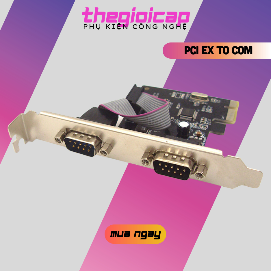 Card PCI Ex To Com RS232