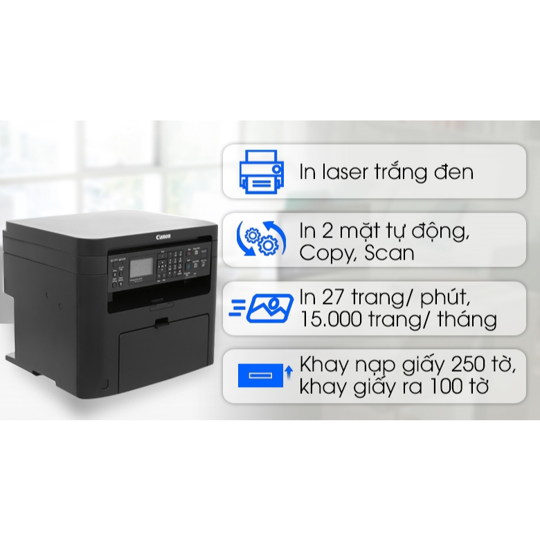 Máy in đa chức năng Canon 241D ( In 2 mặt tự động, photo, scan)