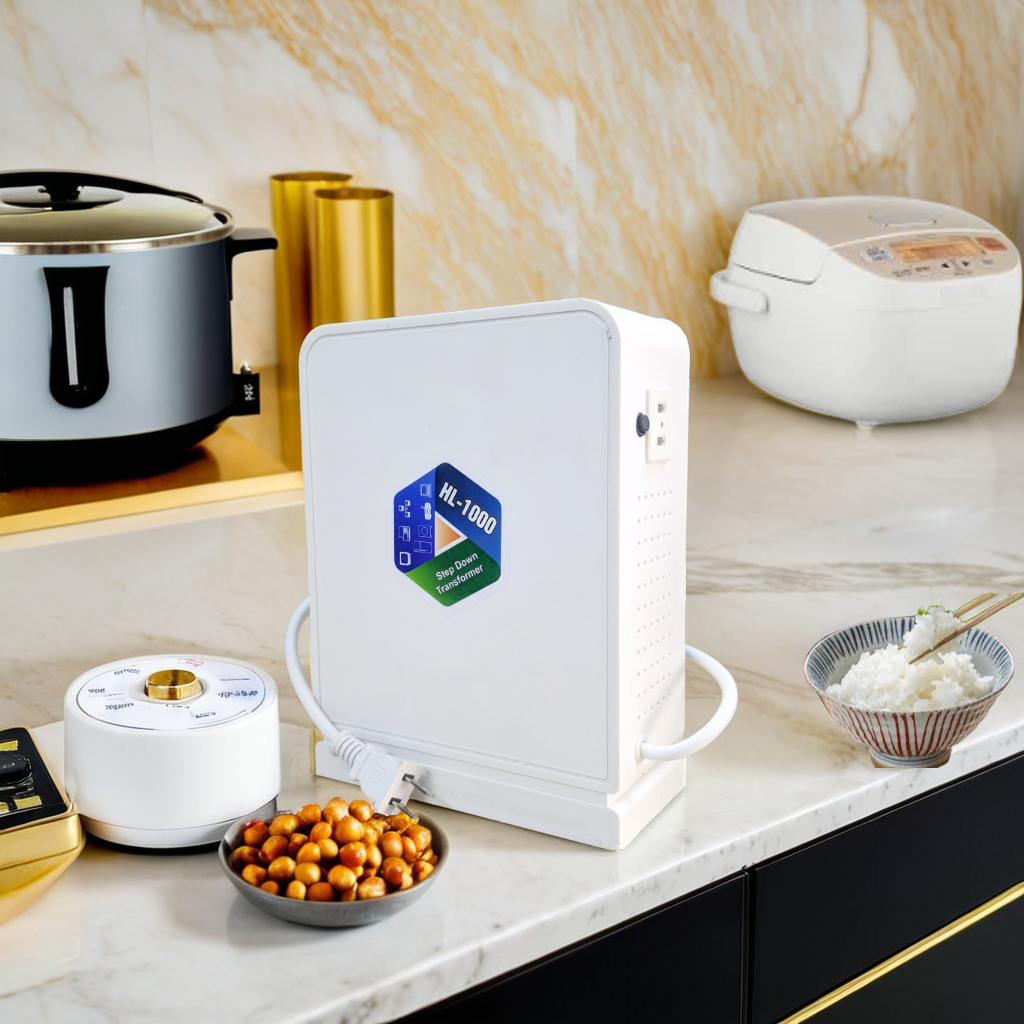 bộ đổi điện 220v sang 100v 110V biến áp 220v ra 100v chính hãng Hợp Long cho nồi cơm, máy giặt, tủ l