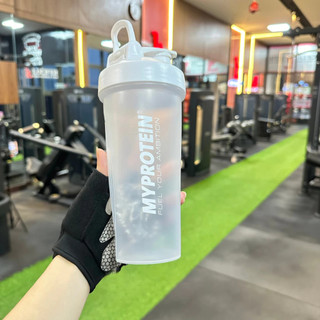  Bình lắc shaker thể thao bình đựng nước tập gym dung tích 600ml kèm bi lắc lò xo màu tự chọn BL01 