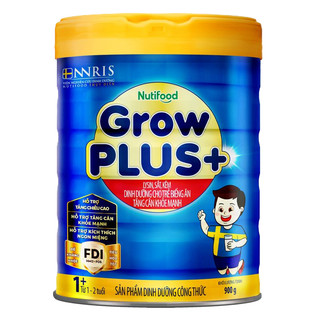 Sữa bột GrowPlus xanh Nutifood 900G - Số 1+ và 2+