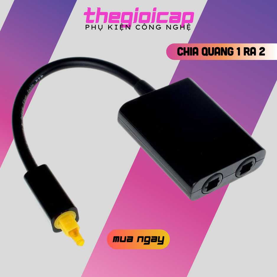 Cáp Chia cổng Quang Audio 1 Ra 2