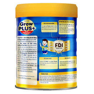 Sữa bột GrowPlus xanh Nutifood 900G - Số 1+ và 2+