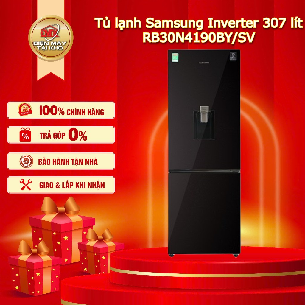 Tủ lạnh Samsung Inverter RB30N4190BY/SV 307 lít – Ngăn đá dưới – Ngăn đông mềm – Tiết kiệm điện