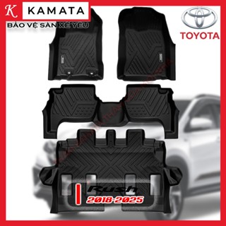  Thảm lót sàn ô tô Toyota Rush 2018 - 2026 khuôn đúc TPV 1 bộ 4 tấm cao cấp KAMATA 