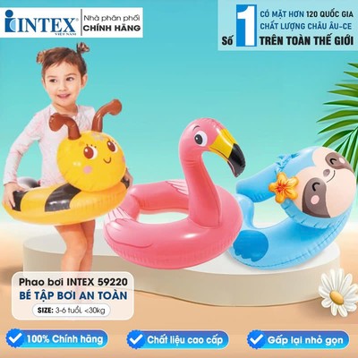 Phao bơi vòng hình thú INTEX 59220 - Giao hình ngẫu nhiên