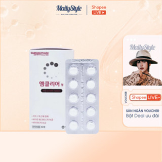 Q32_[DATE T4/2026] Viên uống hỗ trợ giảm nám M Clear hộp 60 viên hỗ trợ chống oxy hóa, giảm thâm nám giúp da trắng khỏe