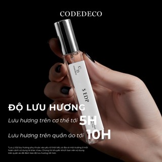 Tinh dầu thơm nữ CODEDECO S EDP 10ml dạng xịt - Cuốn hút, Hấp dẫn, Cá tính