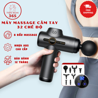 [Massage]Máy Massage Cầm Tay, Súng Massage Chính Hãng 32 Chế Độ Với Lực Đấm Siêu Mạnh 13800 v/p