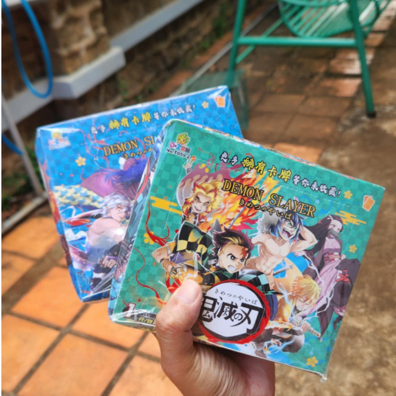 [box] Full box thẻ nhân phẩm anime Kimetsu no Yaiba - Card Collection - Baystore