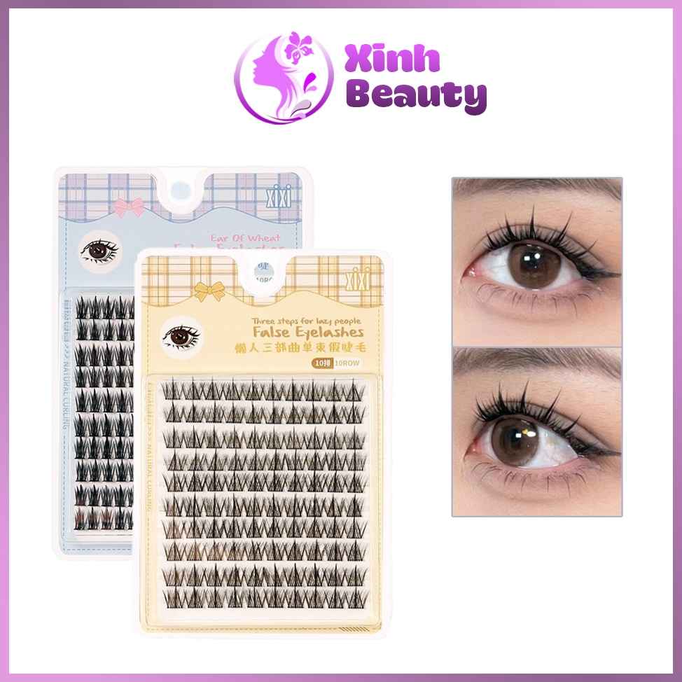 Mi Giả, Mi Giả Tách Sợi, Lông Mi Giả, Mi Giả Tự Nhiên, Mi Giả Cụm XIXI Cao Cấp Làm Từ Lụa - GJ36