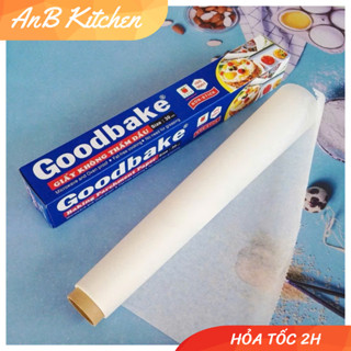 Giấy Nến nướng bánh Goodbake kích thước 30cmx5m, không thấm dầu dùng để lót nướng bánh, nồi chiên không dầu