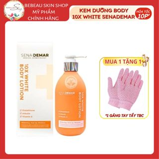 Kem Dưỡng Thể Nâng Tone SenaDemar 10x White Body Lotion 300ml - Bebeauskinshop