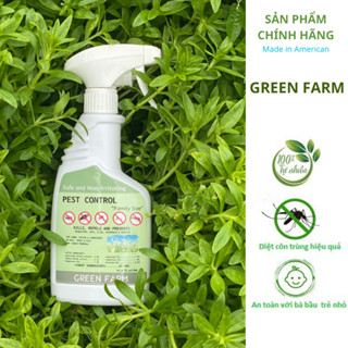 Bình Xịt Diệt Muỗi, Ruồi, Kiến, Gián, Mối Sinh Học Hiệu Quả Nhanh, Thân Thiện Với Người Sử Dụng Chai 500ml GREEN FARM