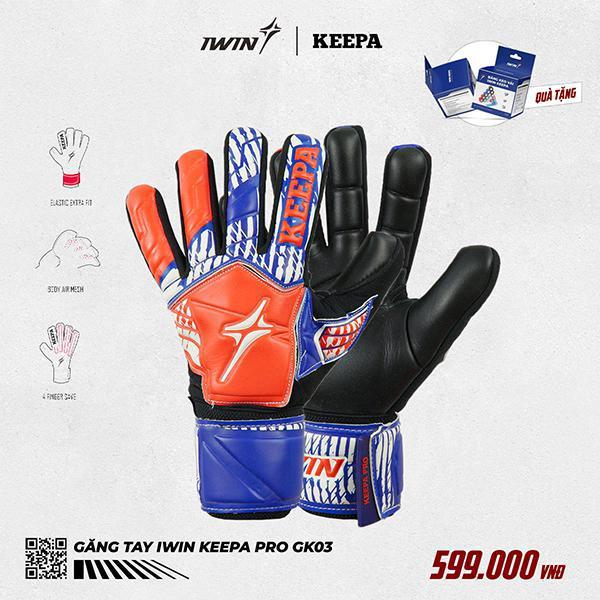 Găng Tay Thủ Môn Cao Cấp – Găng iWin Keepa PRO GK03