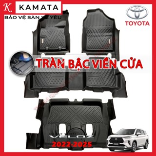 Thảm lót sàn ô tô Toyota Veloz / Avanza 2022 - 2025 khuôn đúc TPV 1 bộ 4 tấm cao cấp KAMATA