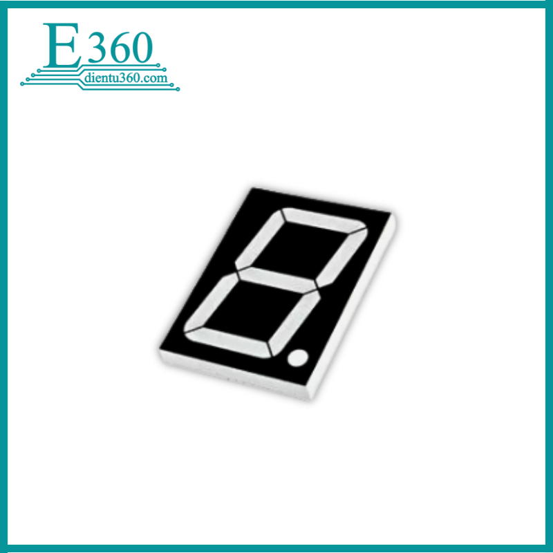 LED 7 THANH 0.56INCH (1 SỐ, ANOT CHUNG, SÁNG ĐỎ)