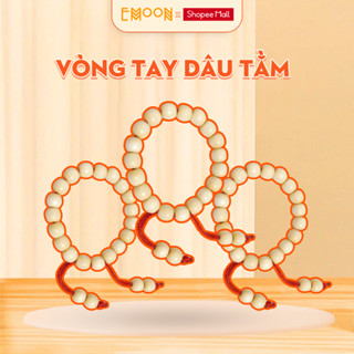 Vòng tay dâu tằm cho bé Emoon giúp bé chống quấy khóc, giật mình khi ngủ, tránh gió khi đi ra ngoài