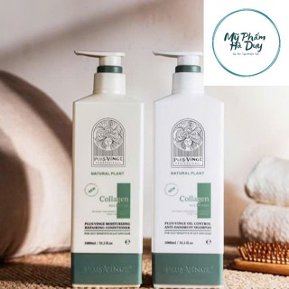 BỘ dầu gội xả Collagen Vinge Trắng |Kích Thích Mọc Tóc, Phục Hồi Tóc Hư Tổn Hàng Chính Hãng Ý
