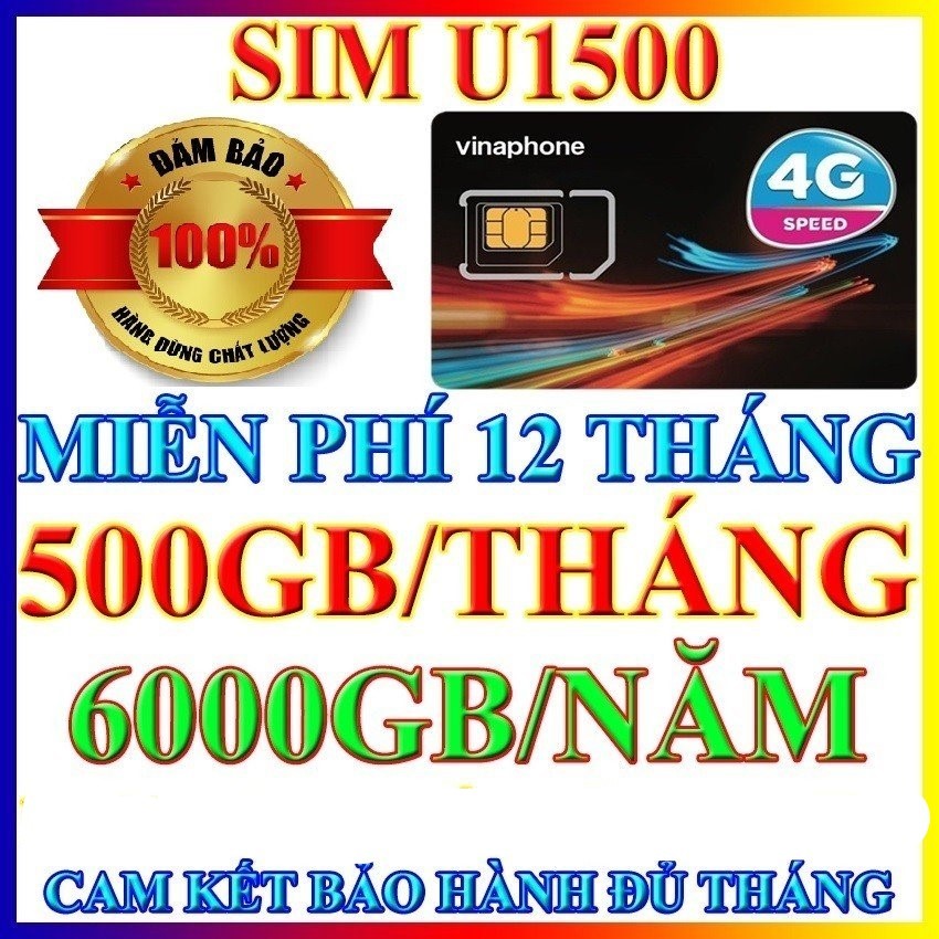 [ FULL DATA ] SIM 4G 5G VINAPHONE MIỄN PHÍ 1 NĂM VÀO MẠNG THẢ GA 1 TỶ GB TD49 - BIG50Y - FHAPPY - U1
