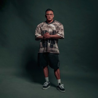 Áo thun số 84 Degrey Jersey cổ tim in hình thời trang thể thao nam nữ họa tiết camo