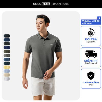 [MUA 2 GIẢM 5%]Áo Polo thể thao nam ProMax-S1 Logo thoáng khí thấm hút tốt Coolmate Livestream