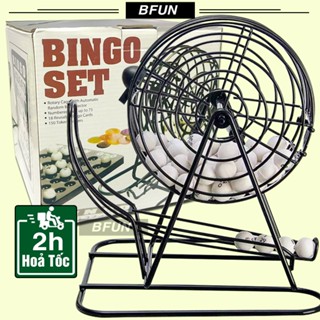  Bộ Đồ Chơi Lô Tô BINGO 90 Số LOẠI TỐT Đủ Mẫu Khách Chọn - Lồng Quay Loto Xổ Số - Đồ Chơi Ngày Tết BFUN 