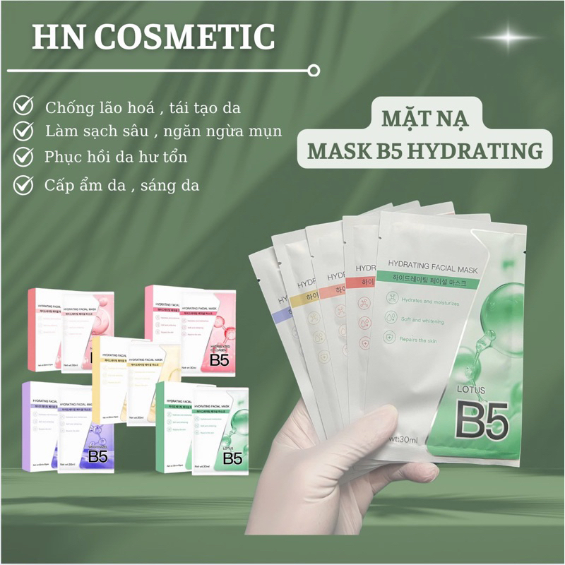 Hộp 10 miếng nạ mask B5 Hydrating Facil - HN.Cosmetic