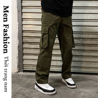 Quần Jogger Kaki - JG4 Quần Jogger Kaki Nam Túi Hộp Cạp Chun Có Dây Rút, Tôn Dáng